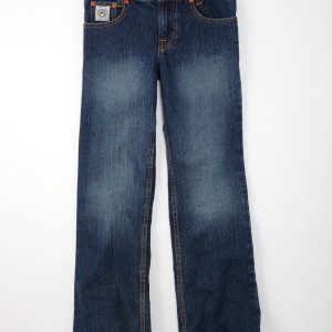 Boy's White Label - Dark Stonewash
