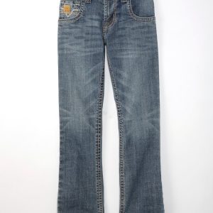 Little Boy's Slim Fit - Medium Stone