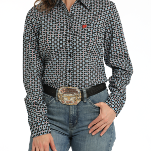 Women's Arena Fit Button-Down Western Shirt