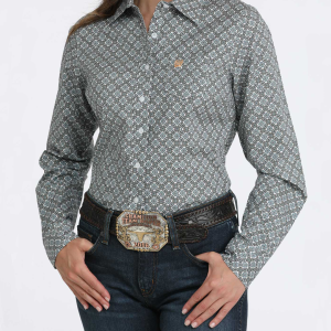 Women's Stretch Arena Fit Button-Down Western Shirt