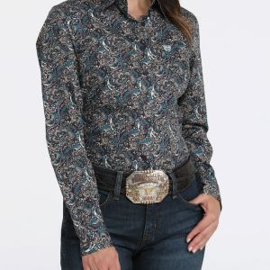 Women's Arena Fit Button-Down Western Shirt
