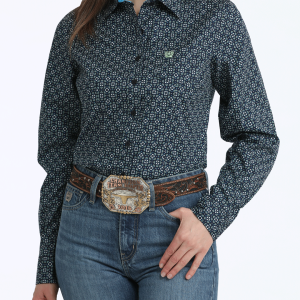 Women's Stretch Arena Fit Button-Down Western Shirt