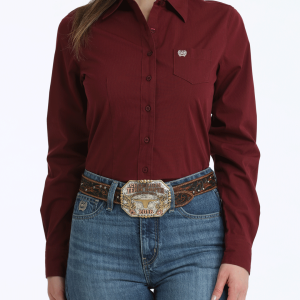 Women's Stretch Arena Fit Button-Down Western Shirt