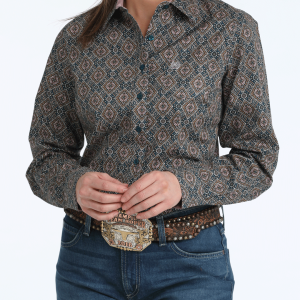 Women's Arena Fit Button-Down Western Shirt