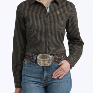 Women's Arena Fit Button-Down Western Shirt