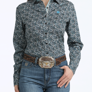 Women's Arena Fit Button-Down Western Shirt