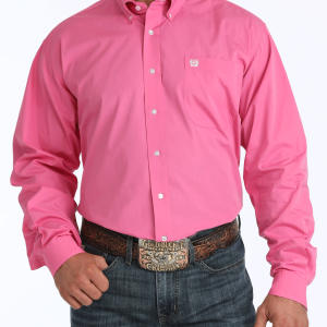 Men's Classic Fit Button-Down Western Shirt