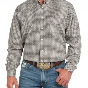 Men's Classic Fit Button-Down Western Shirt