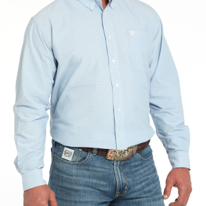 Men's Classic Fit Button-Down Western Shirt