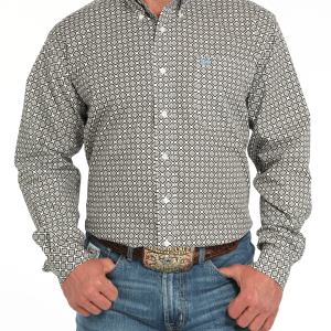 Men's Classic Fit Button-Down Western Shirt