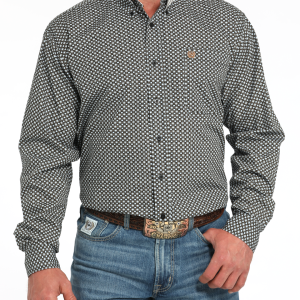 Men's Classic Fit Button-Down Western Shirt