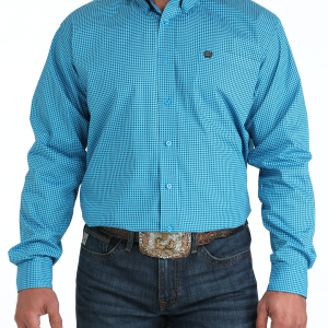 Men's Classic Fit Button-Down Western Shirt
