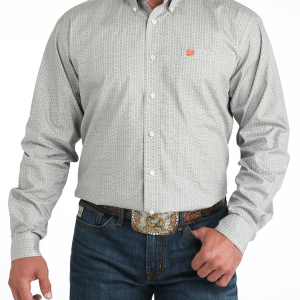 Men's Classic Fit Button-Down Western Shirt