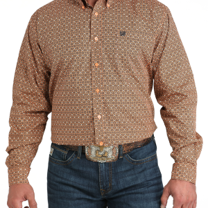 Men's Classic Fit Button-Down Western Shirt