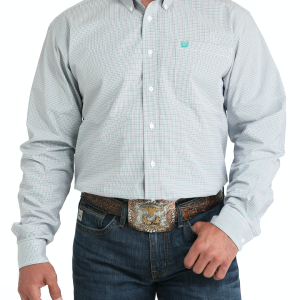 Men's Classic Fit Button-Down Western Shirt