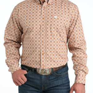 Men's Classic Fit Button-Down Western Shirt