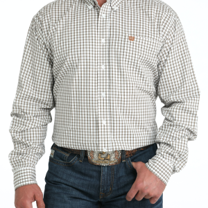 Men's Stretch Classic Fit Button-Down Western Shirt