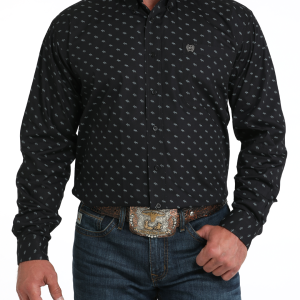 Men's Classic Fit Button-Down Western Shirt