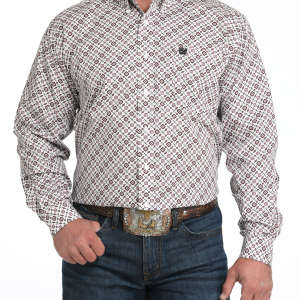 Men's Classic Fit Button-Down Western Shirt