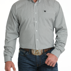 Men's Classic Fit Button-Down Western Shirt