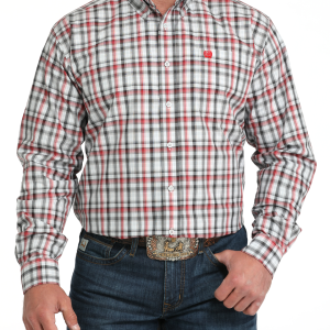 Men's Classic Fit Button-Down Western Shirt