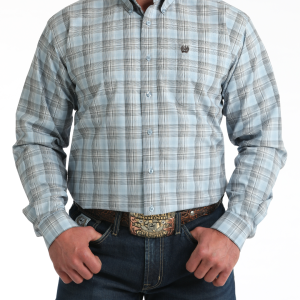 Men's Classic Fit Button-Down Western Shirt