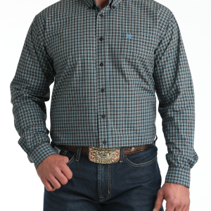 Men's Classic Fit Button-Down Western Shirt