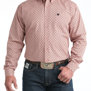 Men's Classic Fit Button-Down Western Shirt