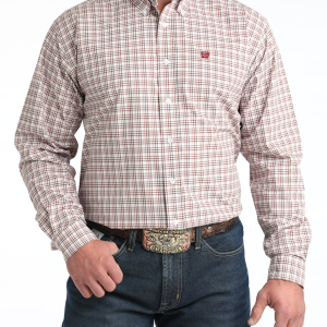Men's Classic Fit Button-Down Western Shirt