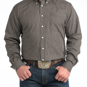 Men's Classic Fit Button-Down Western Shirt