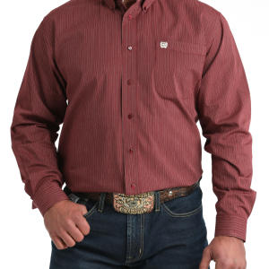 Men's Classic Fit Button-Down Western Shirt