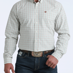 Men's Classic Fit Button-Down Western Shirt