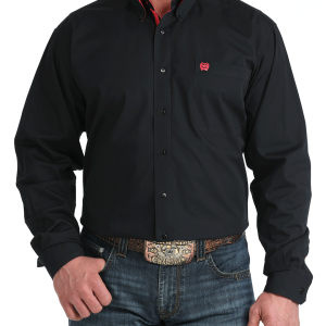 Men's Classic Fit Button-Down Western Shirt