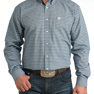 Men's Classic Fit Button-Down Western Shirt