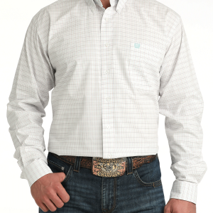 Men's Classic Fit Button-Down Western Shirt