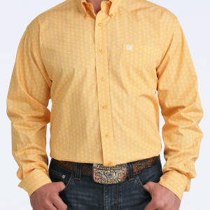 Men's Classic Fit Button-Down Western Shirt