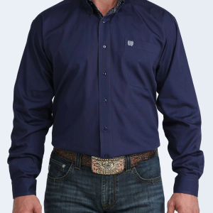 Men's Classic Fit Button-Down Western Shirt
