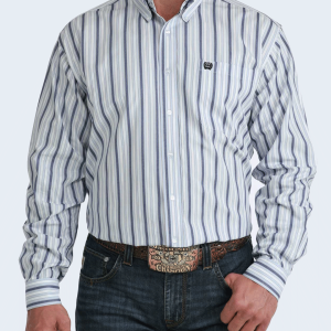 Men's Classic Fit Button-Down Western Shirt