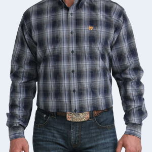 Men's Classic Fit Button-Down Western Shirt