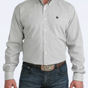Men's Classic Fit Button-Down Western Shirt
