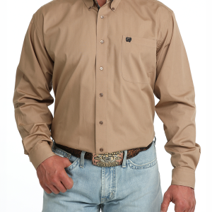 Men's Classic Fit Button-Down Western Shirt