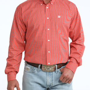 Men's Classic Fit Button-Down Western Shirt