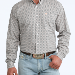 Men's Classic Fit Button-Down Western Shirt