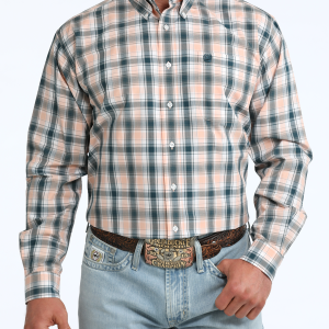 Men's Classic Fit Button-Down Western Shirt