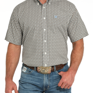Men's Classic Fit Button-Down Western Shirt