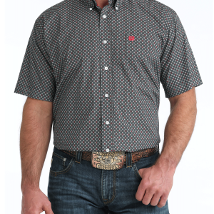 Men's Classic Fit Button-Down Western Shirt