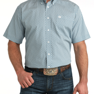 Men's Classic Fit Button-Down Western Shirt