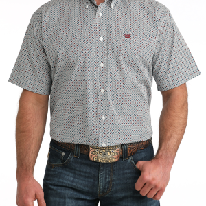Men's Classic Fit Button-Down Western Shirt