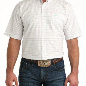 Men's Classic Fit Button-Down Western Shirt