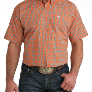 Men's Classic Fit Button-Down Western Shirt